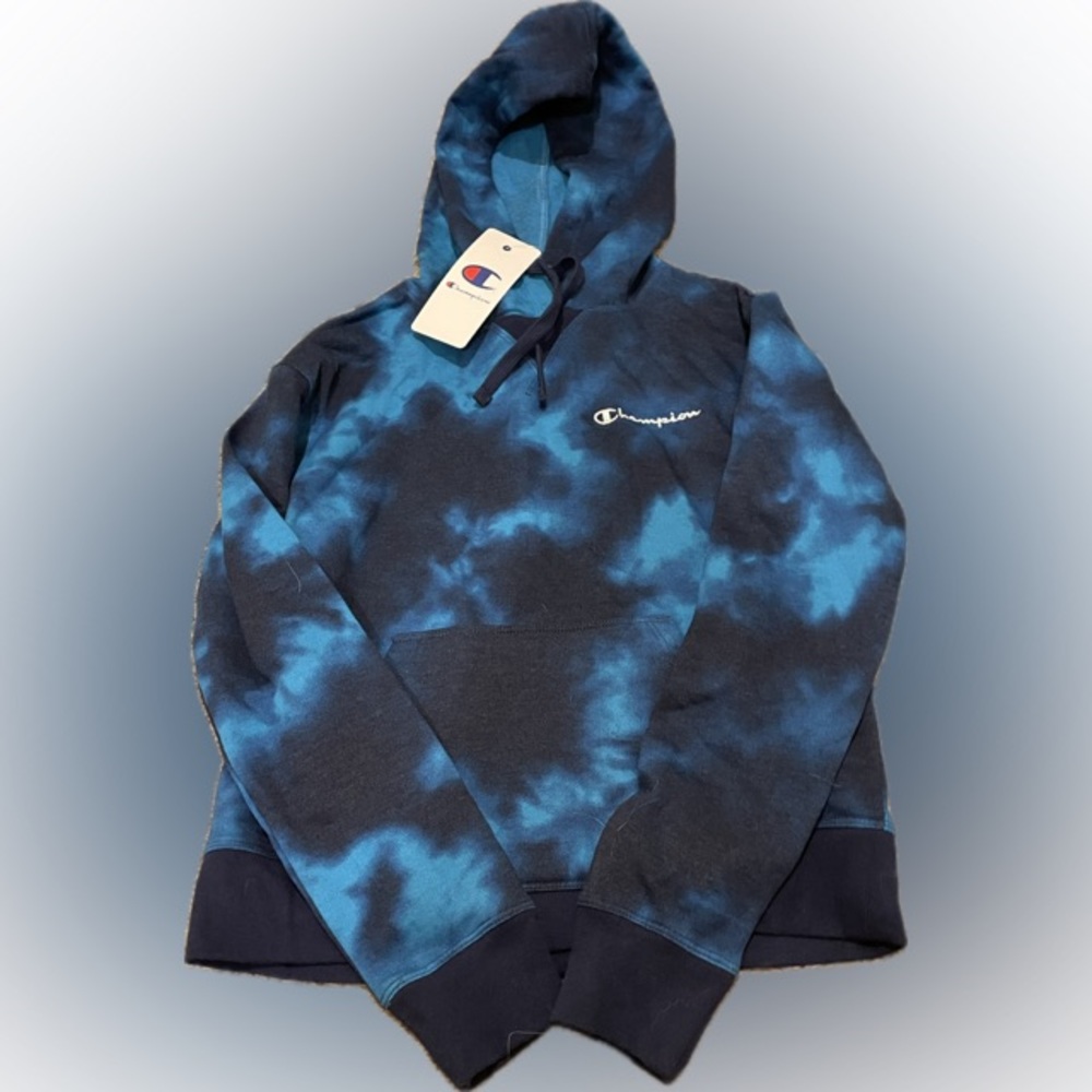 Champion New sweatshirt hoodie tie dye XS